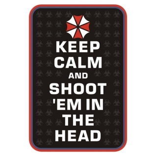 Jackets To Go Нашивка JTG 3D Keep calm and shoot em in the head