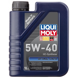 Моторное масло LIQUI MOLY Optimal Synth 5W-40 1 литр