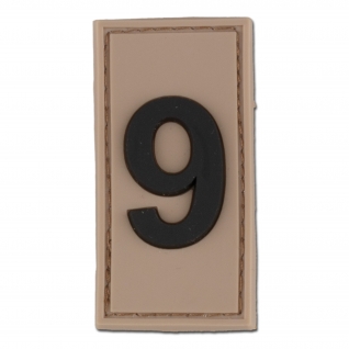 Jackets To Go Нашивка 3D цифра "9", цвет пустынный