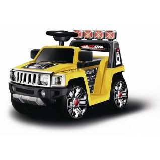 Электромобиль р/у Hummer (на аккум., звук, свет), желтый Kids Cars