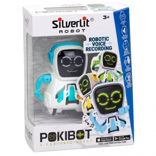 Робот Покибот белый с синим Silverlit 37895069 5