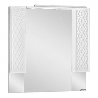 Зеркало-шкаф Домино Andrea 3D 100 D37013HZ белый с подсветкой