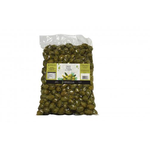 OPHELLIA Зеленые оливки с травами (Мамонт) OPHELLIA 3000 гр. 38553202
