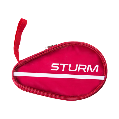 Чехол для ракетки для настольного тенниса Sturm Cs-02, для одной ракетки, красный 42219163 2