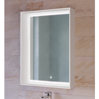 Зеркало RAVAL Frame 60 Белое с подсветкой (сенсор) (Fra.02.60/W)