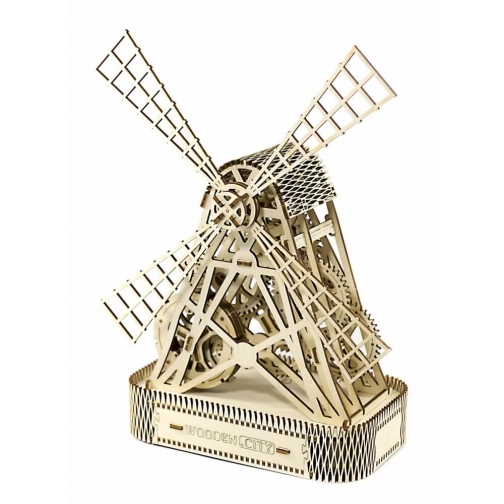 Сборные модели Wooden City Деревянный конструктор 3D Мельница 37570364