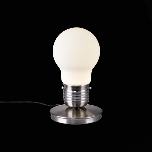 Настольная лампа St Luce Никель/Белый E27 1*60W 37399213 1