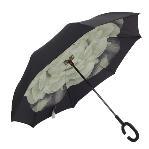 Зонт наоборот Up Brella белая роза 42314738