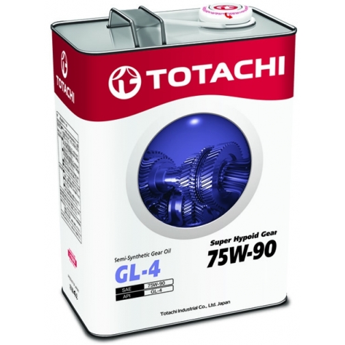 Трансмиссионное масло TOTACHI Super Hypoid Gear Oil 75W90 GL-4 4л 5920381