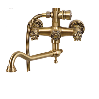 Комплект одноручковый для ванны и душа FLORENCE (10131D) Bronze de Luxe
