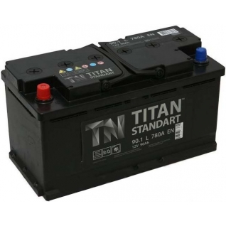 Аккумулятор легковой Titan Standart 6СТ-90.1 90 Ач