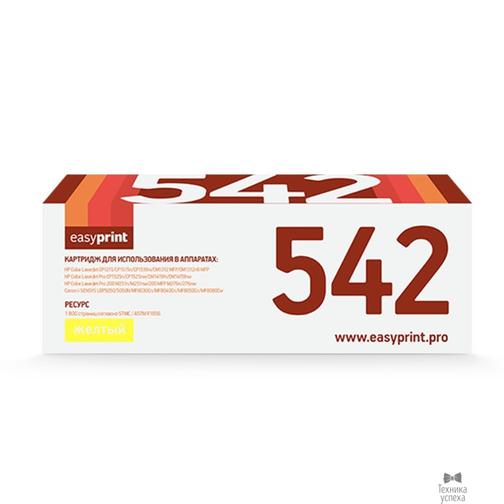 Easyprint EasyPrint CB542A/CE322A/CF212A/Canon 716Y/731Y Картридж LH-542 U для HP CLJ CP1215/CP1515/CP1525/CM1415/Pro 200 M251/M276 (1800 стр.) жёлтый, с чипом 38705824