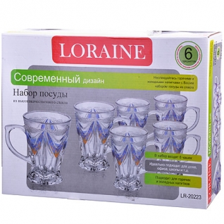 20223 Набор стаканов 6 предметов LR (х6) Loraine