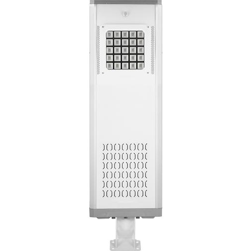 Светодиодный уличный фонарь консольный на солнечной батарее Feron SP2339 25W 6400K с датчиком движения, серый 38101461