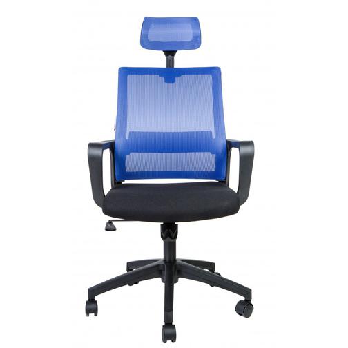 Кресло офисное Бит/черный пластик/синяя сетка/черная ткань NORDEN Chairs 42872160 2
