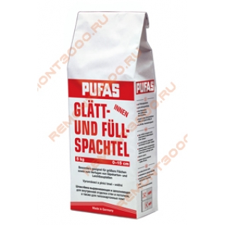 ПУФАС N3 шпатлевка для выравнивания неровностей (5кг) / PUFAS N 3 Glatt- und Fullspachtel шпаклевка для выравнивания неровностей (5кг) Пуфас
