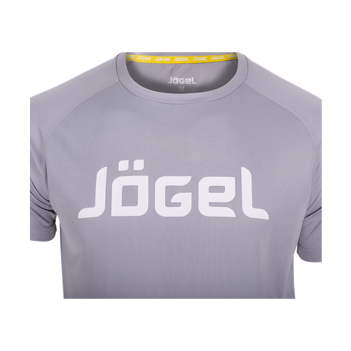 Футболка тренировочная Jögel Jtt-1041-081, полиэстер, серый/белый, детская размер YL 42300554