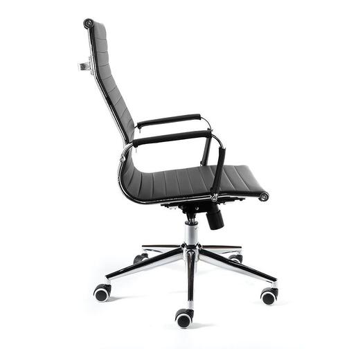 Кресло офисное Техно/хром/черная экокожа NORDEN Chairs 42859336 1