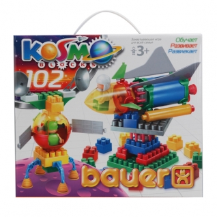 Пластиковый конструктор Kosmo Blocks, 102 детали Bauer