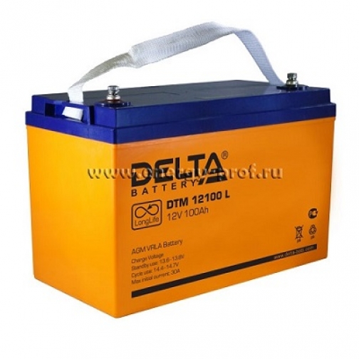 Аккумуляторные батареи Delta Аккумуляторная батарея DTM 12100 L 1242259