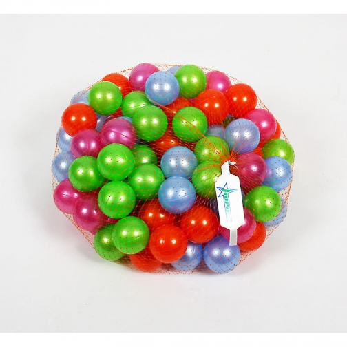 Набор разноцветных шариков для сухого бассейна, 100 шт. Нордпласт 37742732