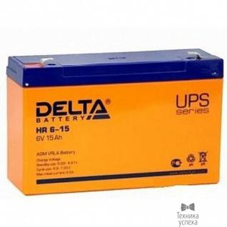 Delta Delta HR 6-15 (15 А\ч, 6 В) свинцово- кислотный аккумулятор
