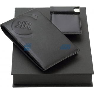 Набор: портмоне, визитница с флеш-картой USB 2.0 на 4 Гб