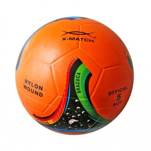 Футбольный мяч Brazuca, размер 5 X-Match 37726496