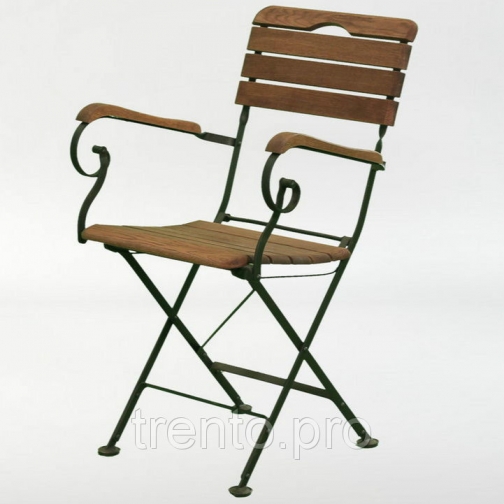 Кресло с подлокотниками Holzhof ковка + дуб (2 шт.) 5369183