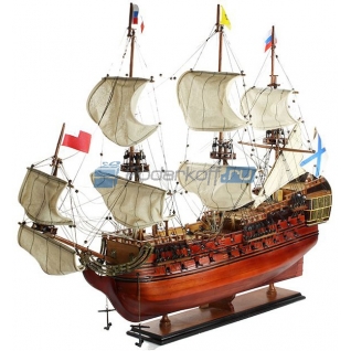 Модель корабля Линкор "Полтава" 1783 г. 94 см