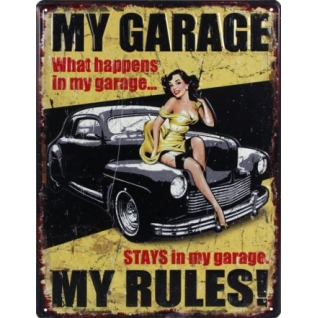 Табличка "My garage"