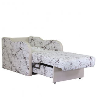 Кресло-кровать Шарм-Дизайн Коломбо замшза белая