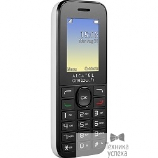 Alcatel Alcatel OT1020D Pure White 1.77"160x128/MP3/FM/BT/32Мб/microSD/2 sim/без ЗУ