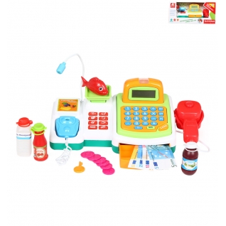 (УЦЕНКА) Игровой набор "Идем в супермаркет" - Касса с продуктами (звук, свет) S+S Toys