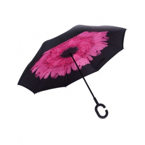 Обратный зонт наоборот Антизонт Розовый пион Umbrella 37697878 2