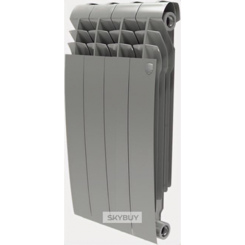 Радиатор биметаллический Royal Thermo BiLiner 500 4 секции, silver satin с монтажным набором 37965783 7