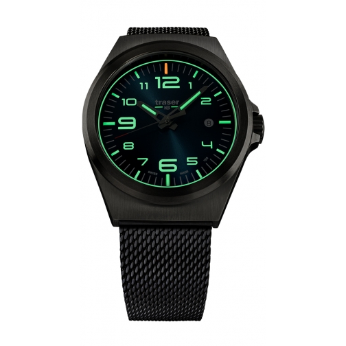Часы Traser P59 Essential M BlackD, кожаный ремешок 37933337 1