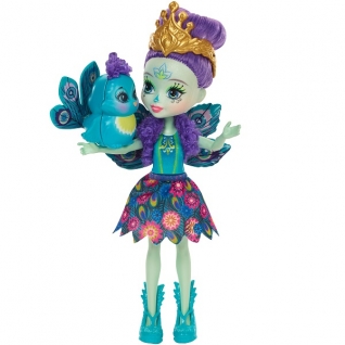 Куклы и пупсы Mattel Enchantimals Mattel Enchantimals DYC76 Кукла Пэттер Павлина, 15 см
