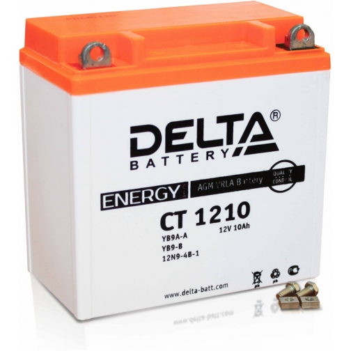 Мотоаккумулятор Delta CT 1210 (12N9-4B-1) 10 Ач 37900404