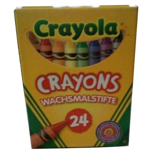 Разноцветные восковые мелки, 24 шт. Crayola 37708555