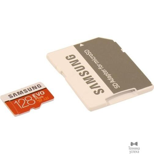 Samsung Флеш карта microSDXC 128Gb Class10 Samsung MB-MC128HA/RU EVO PLUS + adapter 42625654