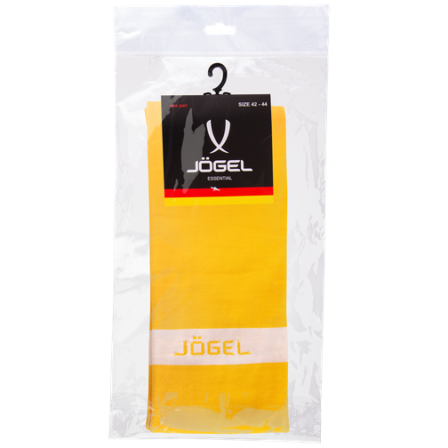 Гетры футбольные Jögel Ja-003, желтый/белый размер 28-31 42424774