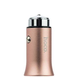 Разделитель автомобильный Hoco Z8 Titan single USB Car Charger (USB: 5V & 2.4A) Розовое золото