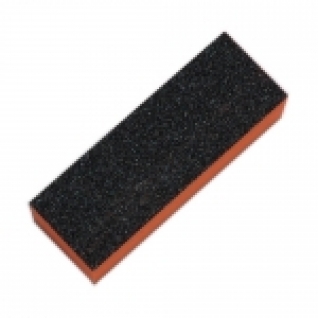 Маникюр и педикюр - Баф-пилка для ногтей черно-оранжевая 123