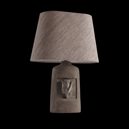 Настольная лампа St Luce Коричневый/Серый E27 1*60W (из 2-х коробок) 37397444 1