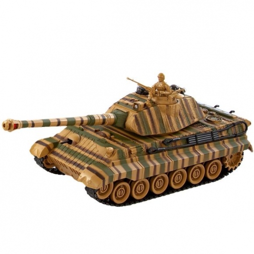 Боевой танк р/у King Tiger (на аккум., свет, звук), 1:28 Пламенный мотор 37743489 9