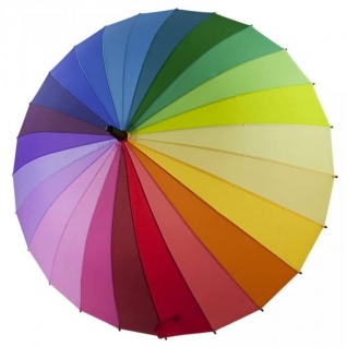 Зонт-трость Радуга 24 цвета