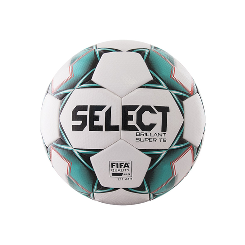 Мяч футбольный Select Brillant Super Fifa 810108, №5, белый/зеленый/черный (5) 42391411