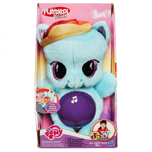 Мягкая плюшевая пони Playskool My Little Pony - Рейнбоу Дэш (свет, звук) Hasbro 37711233 3