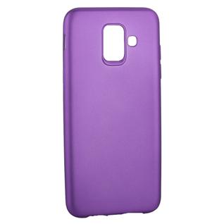 Чехол-накладка Deppa Case Silk TPU Soft touch D-89018 для Samsung GALAXY A6 SM-A600F (2018 г.) 1мм Фиолетовый металик